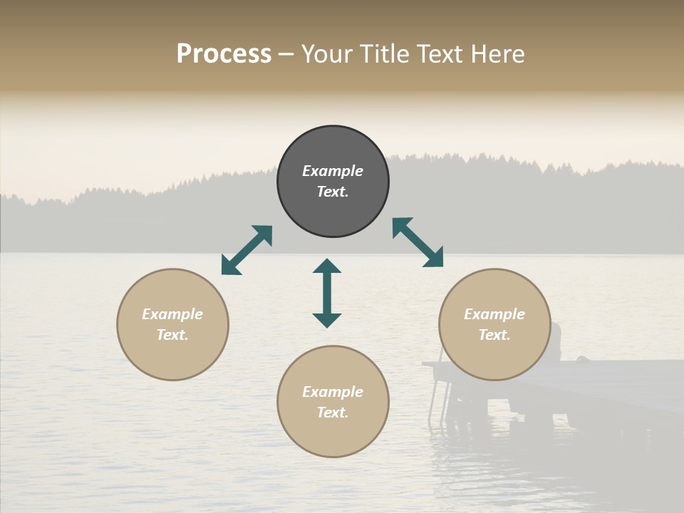 Couple Elderly Vacation PowerPoint Template