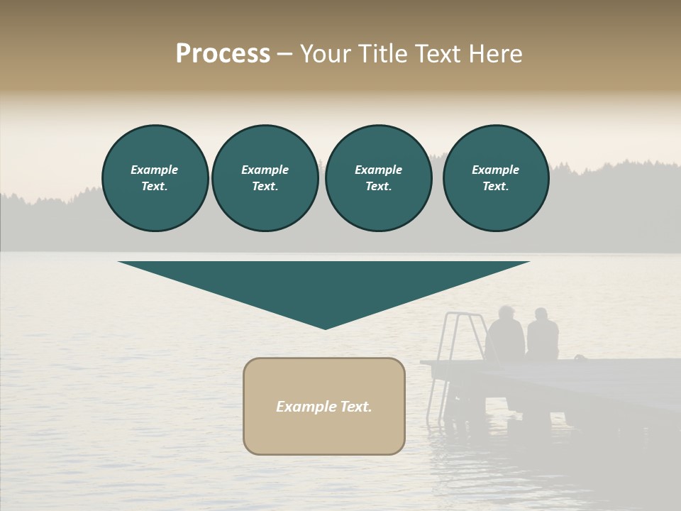 Couple Elderly Vacation PowerPoint Template