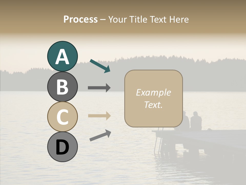 Couple Elderly Vacation PowerPoint Template