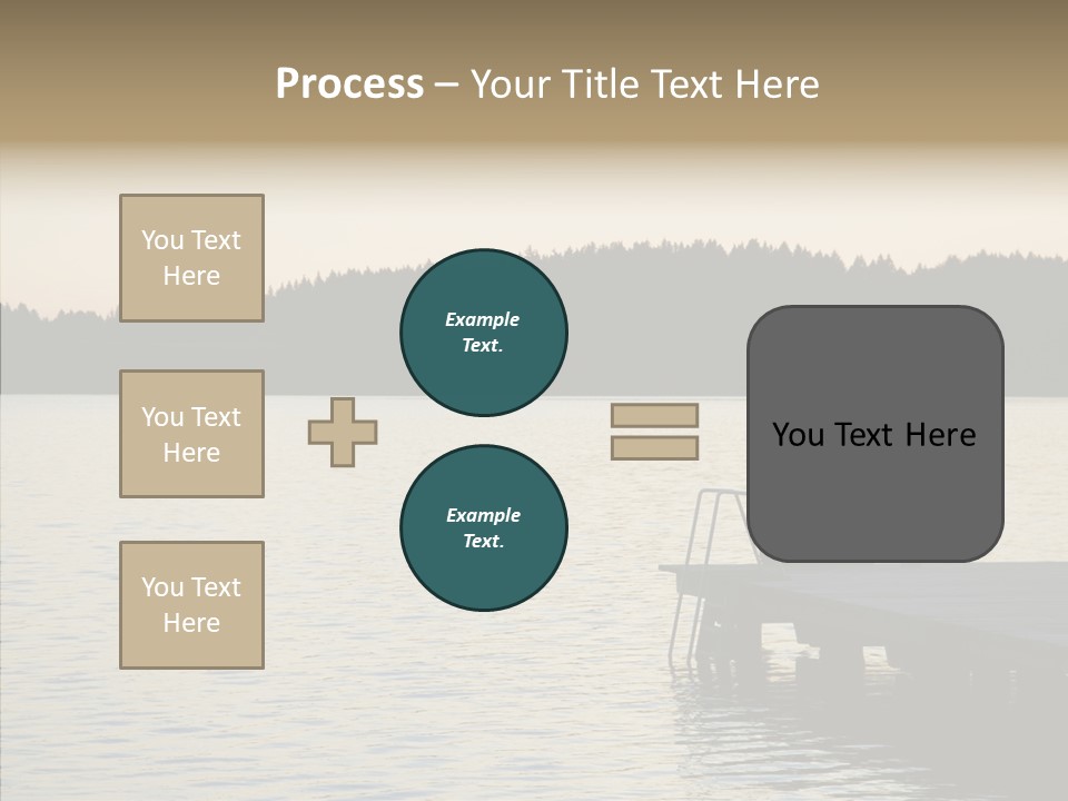 Couple Elderly Vacation PowerPoint Template