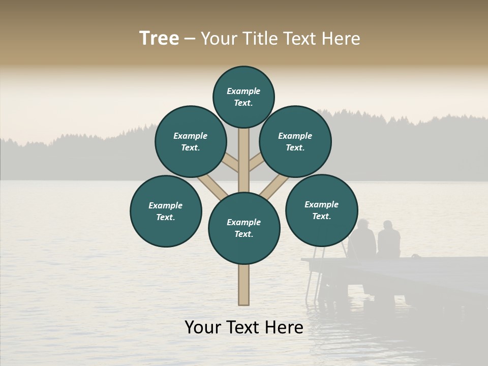 Couple Elderly Vacation PowerPoint Template