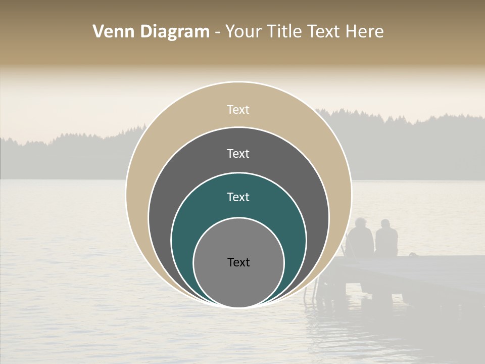 Couple Elderly Vacation PowerPoint Template