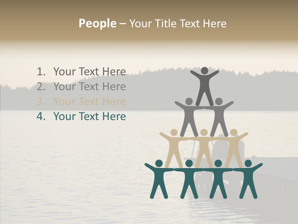 Couple Elderly Vacation PowerPoint Template