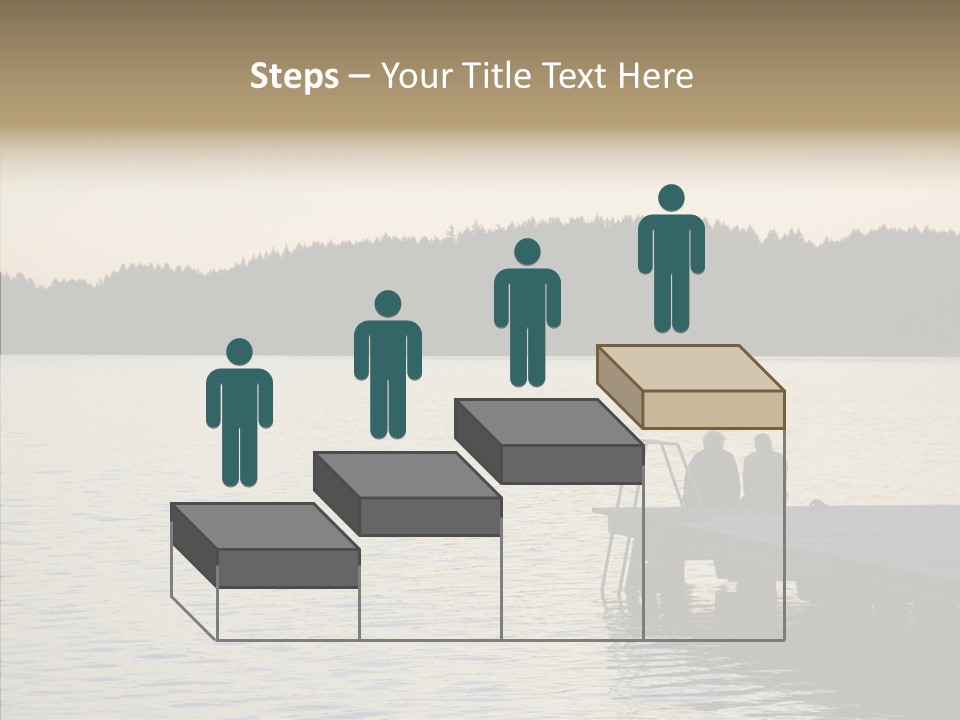 Couple Elderly Vacation PowerPoint Template