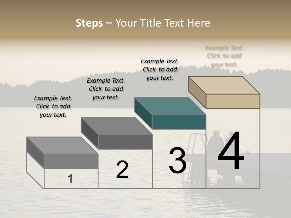 Couple Elderly Vacation PowerPoint Template