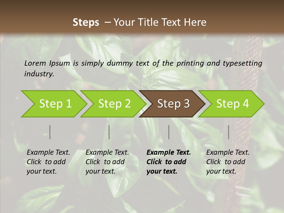 Summer Garden Eat PowerPoint Template