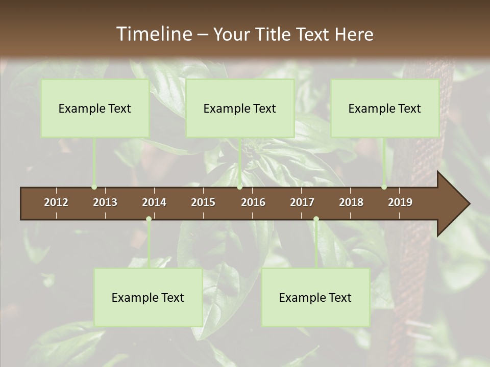 Summer Garden Eat PowerPoint Template
