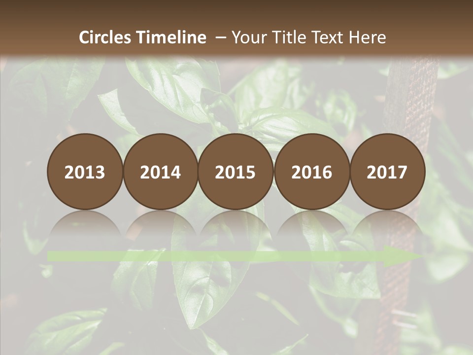 Summer Garden Eat PowerPoint Template