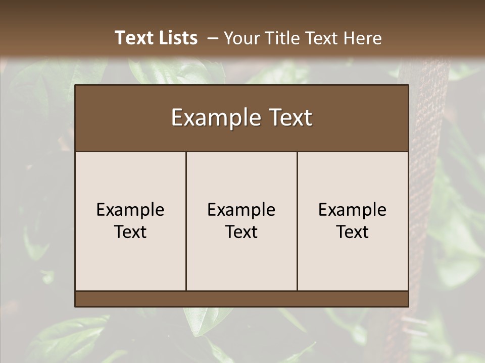 Summer Garden Eat PowerPoint Template