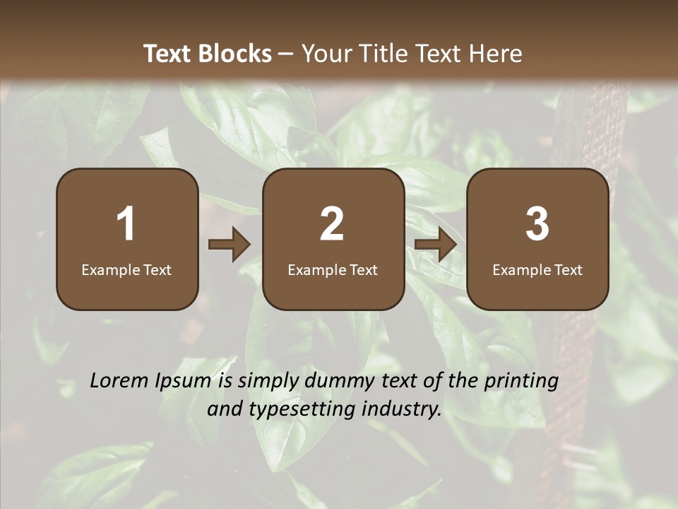 Summer Garden Eat PowerPoint Template
