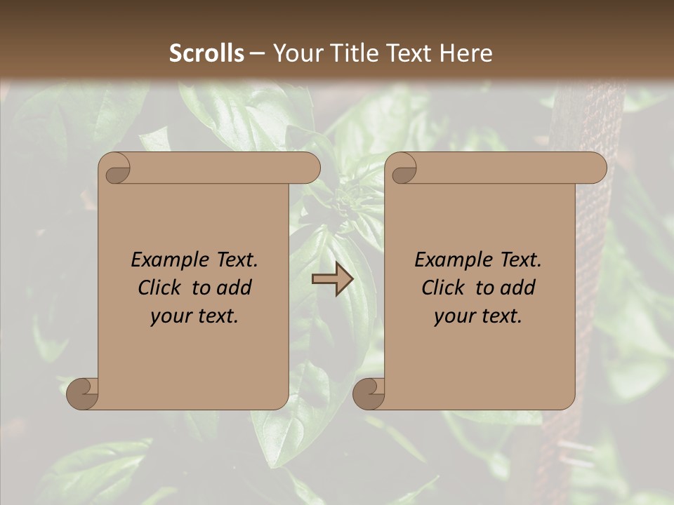 Summer Garden Eat PowerPoint Template