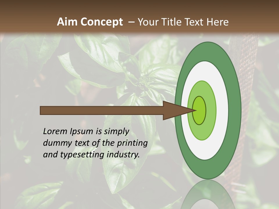 Summer Garden Eat PowerPoint Template