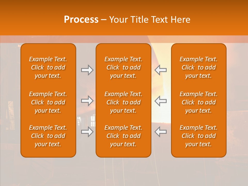 Bright Flame Foundry PowerPoint Template