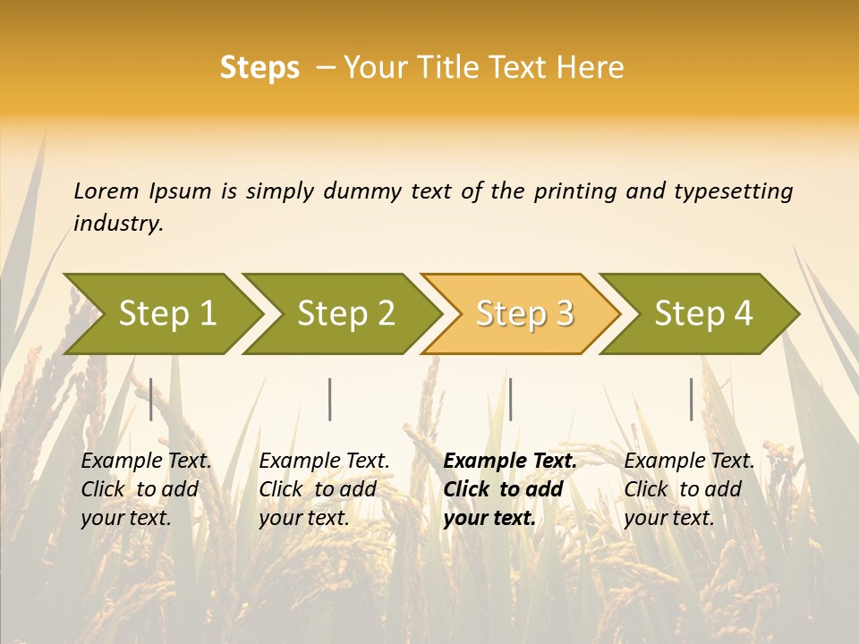Field Nature Flowers PowerPoint Template