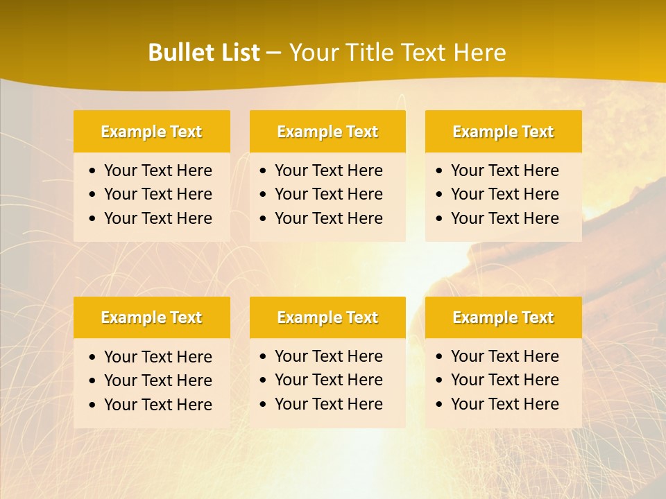 Action Iron Steel PowerPoint Template