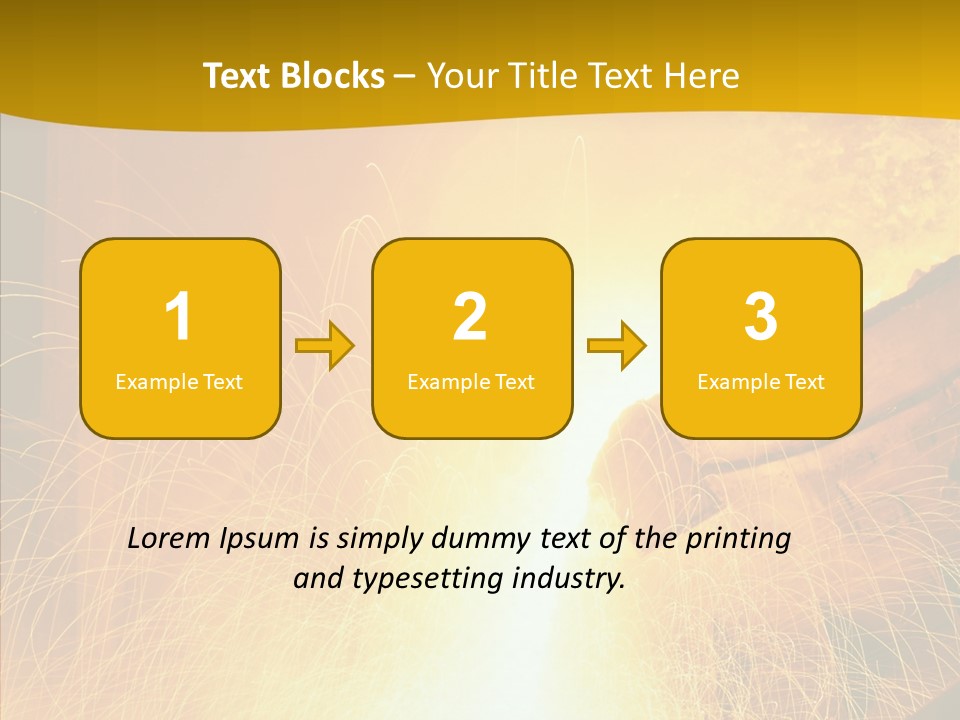 Action Iron Steel PowerPoint Template