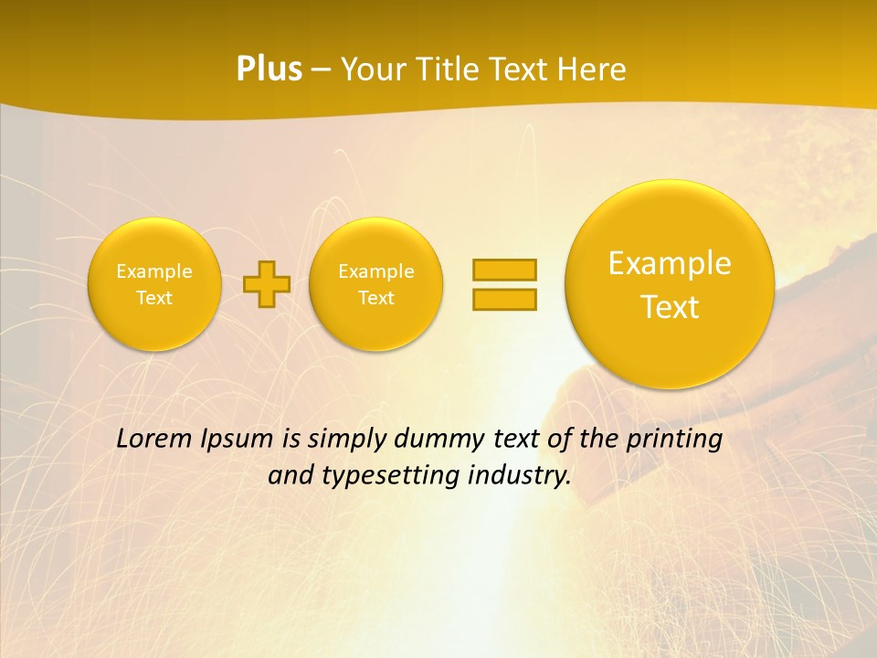 Action Iron Steel PowerPoint Template