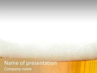 Health Bottle Steam PowerPoint Template