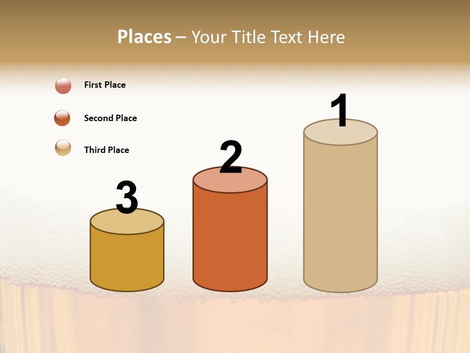 Health Bottle Steam PowerPoint Template