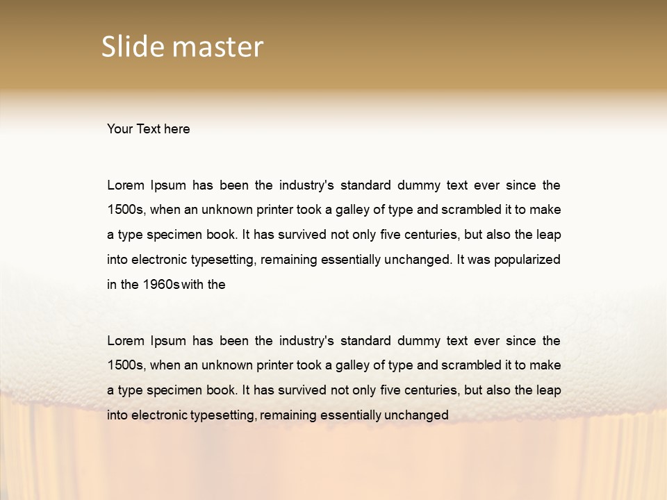 Health Bottle Steam PowerPoint Template