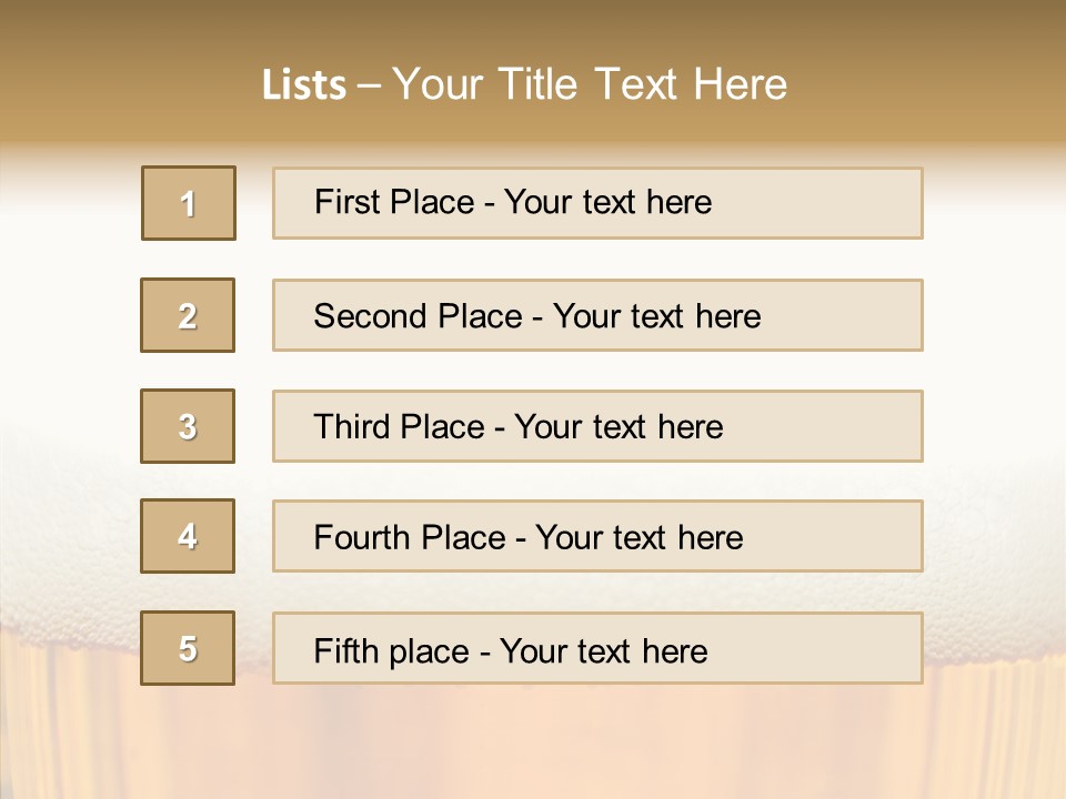 Health Bottle Steam PowerPoint Template