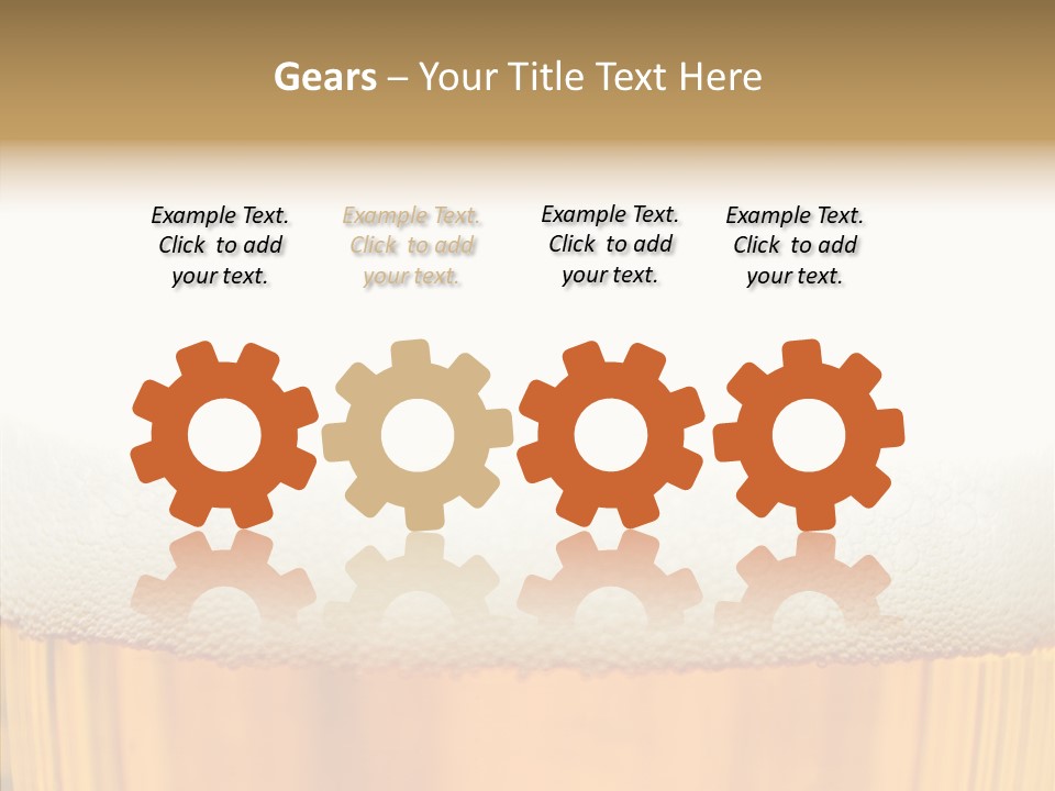 Health Bottle Steam PowerPoint Template