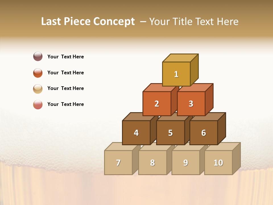 Health Bottle Steam PowerPoint Template