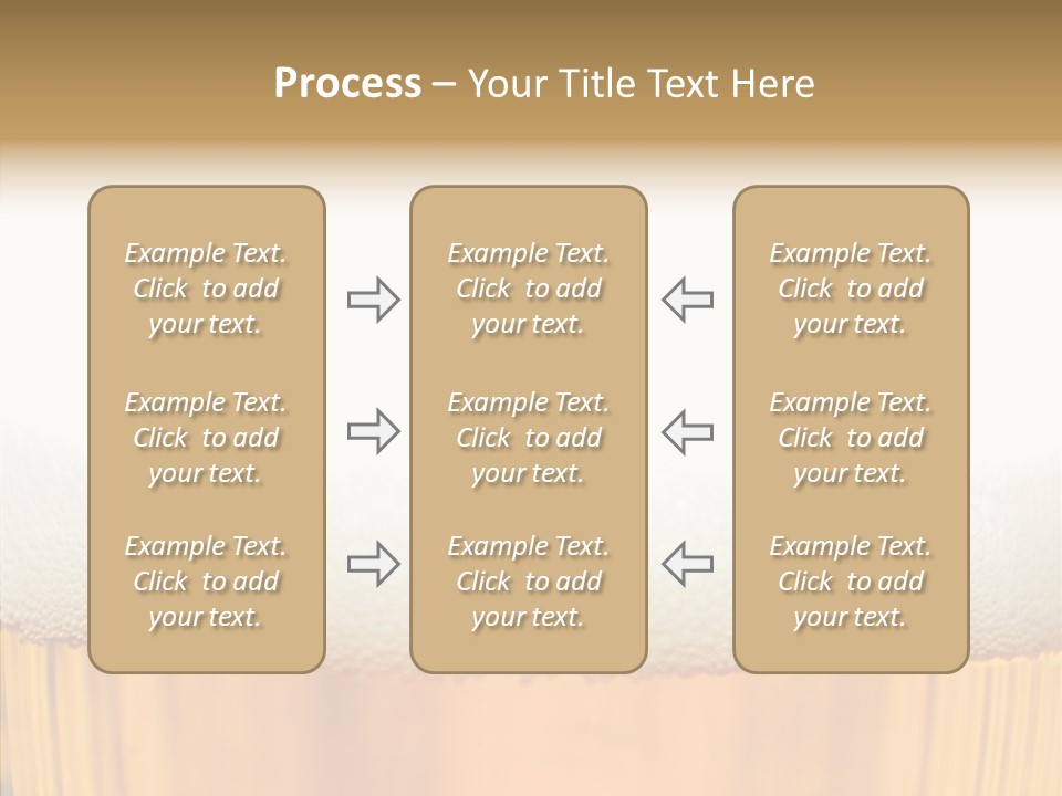Health Bottle Steam PowerPoint Template