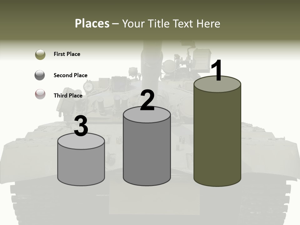 Weapon White Green PowerPoint Template