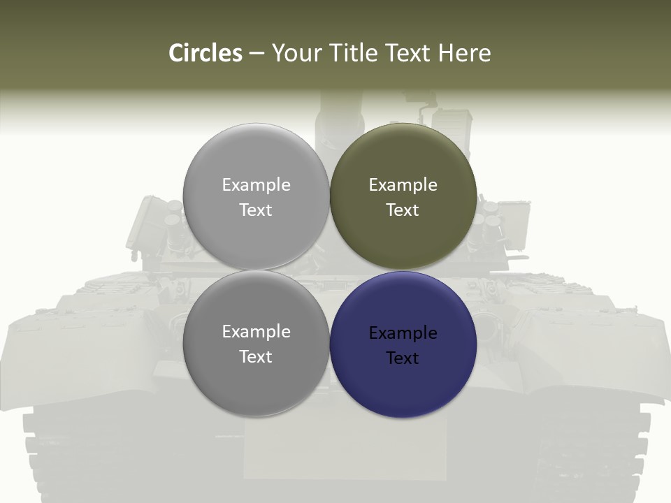 Weapon White Green PowerPoint Template