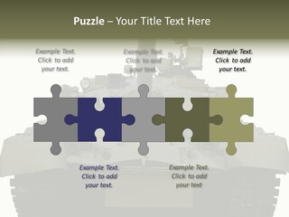 Weapon White Green PowerPoint Template