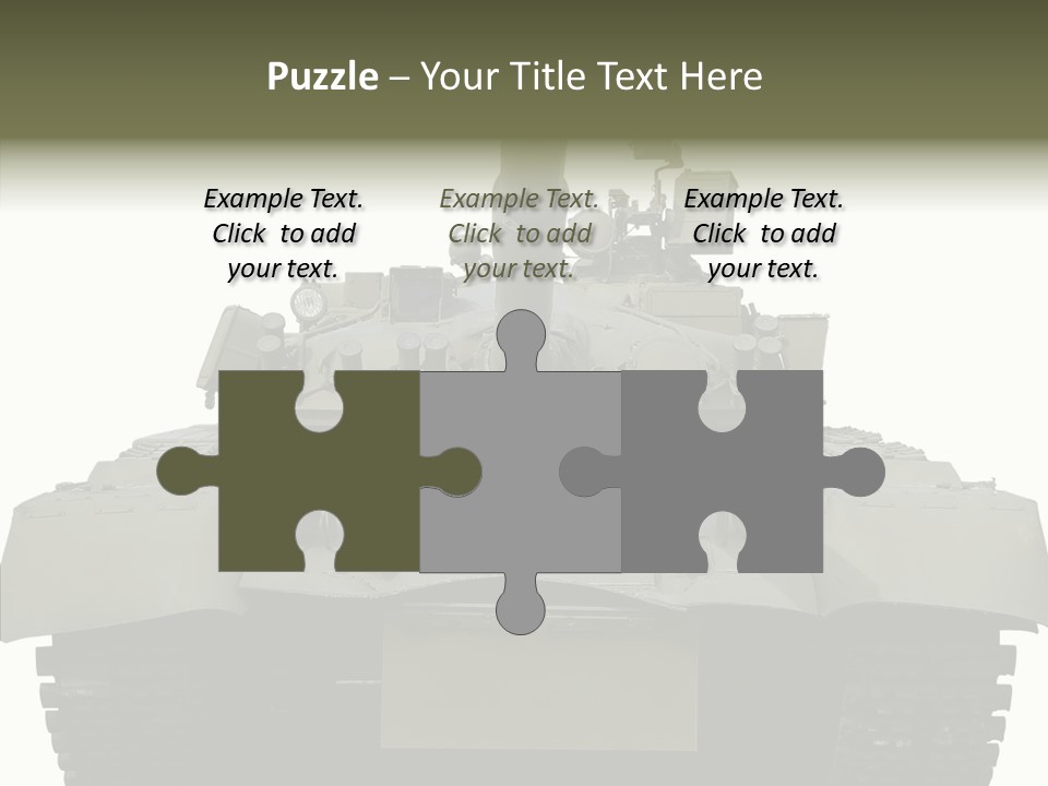 Weapon White Green PowerPoint Template