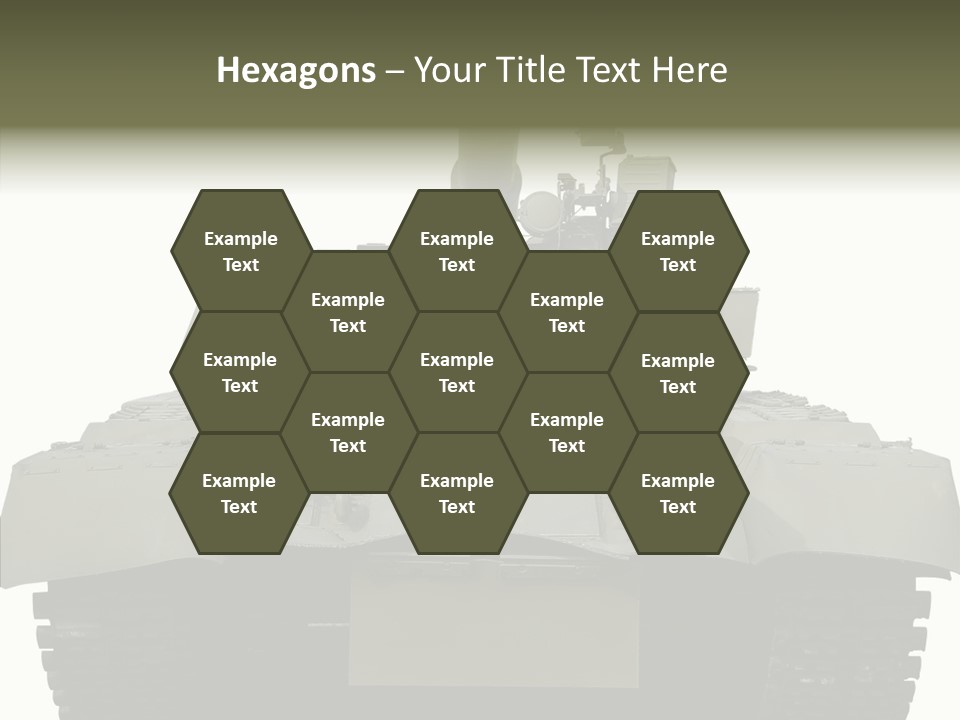 Weapon White Green PowerPoint Template