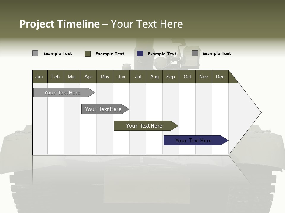 Weapon White Green PowerPoint Template