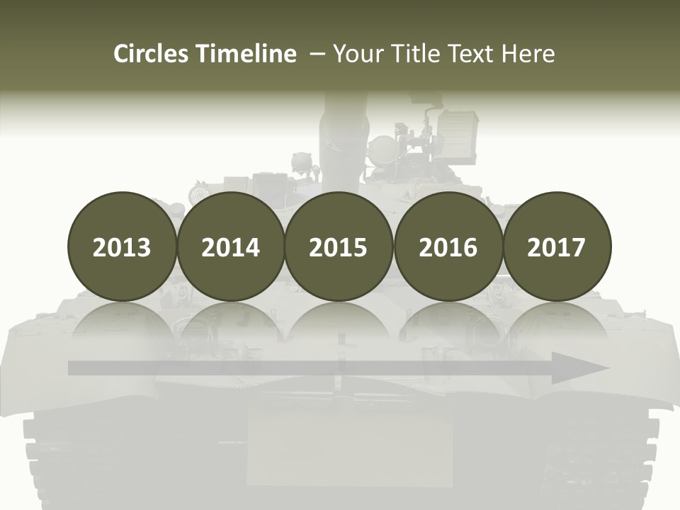 Weapon White Green PowerPoint Template