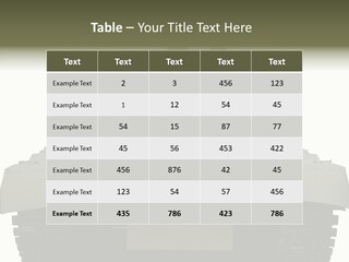 Weapon White Green PowerPoint Template