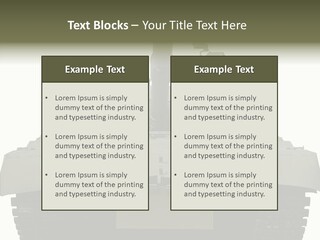 Weapon White Green PowerPoint Template