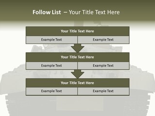 Weapon White Green PowerPoint Template