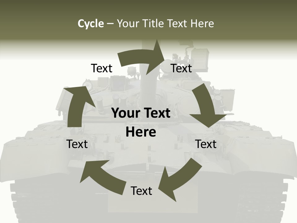 Weapon White Green PowerPoint Template