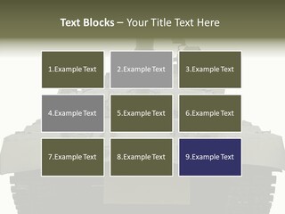 Weapon White Green PowerPoint Template