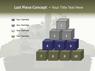 Weapon White Green PowerPoint Template