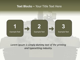 Weapon White Green PowerPoint Template