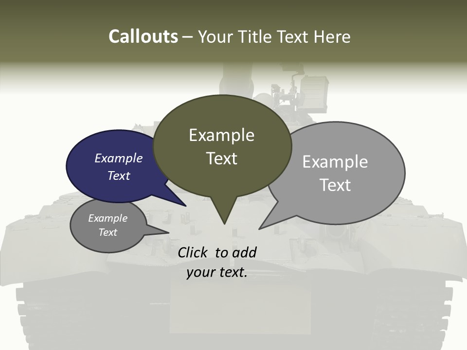 Weapon White Green PowerPoint Template