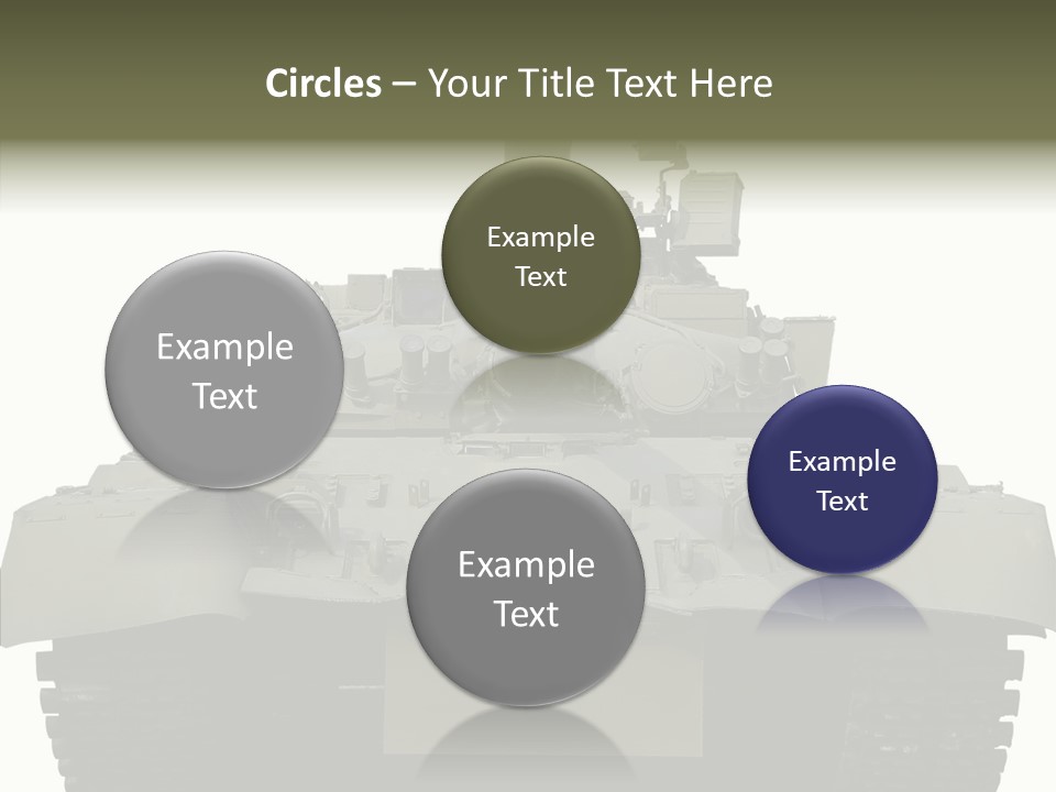 Weapon White Green PowerPoint Template