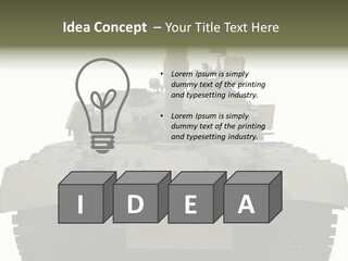 Weapon White Green PowerPoint Template