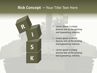 Weapon White Green PowerPoint Template