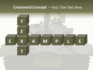 Weapon White Green PowerPoint Template