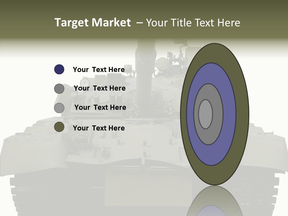 Weapon White Green PowerPoint Template