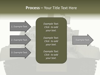 Weapon White Green PowerPoint Template