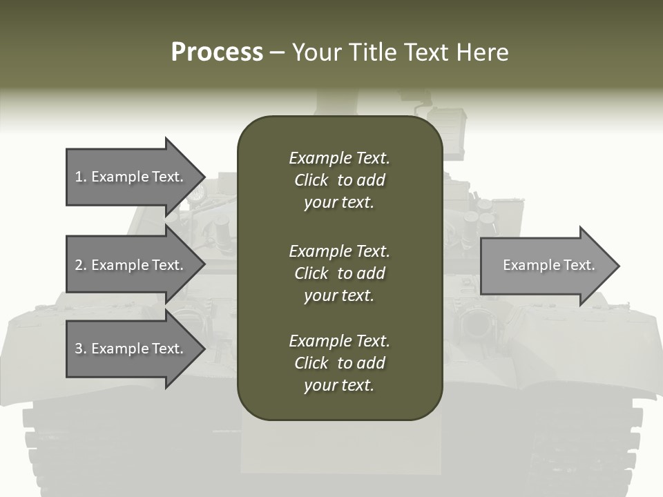 Weapon White Green PowerPoint Template